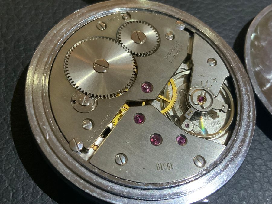 Antique Full Hunter Swiss Braille’s pocket watch 