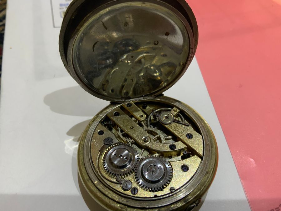 Antique Pocket watch silver and gold plated