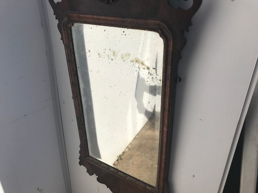 Antique Mirror walnut  18th century 