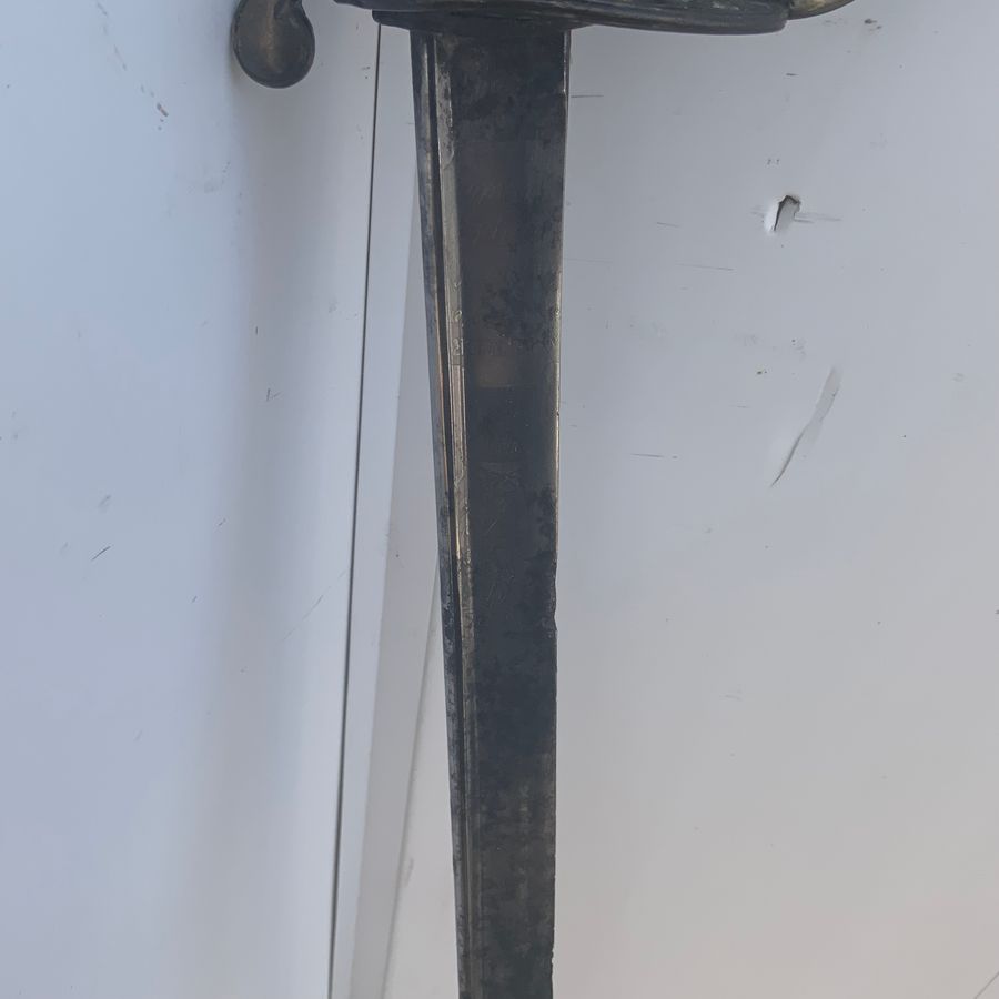 Antique Regency Naval Officers Sword. Maker Salter