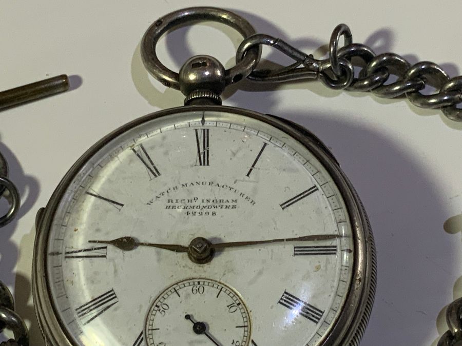 Antique Richard Ingham watchmaker Heckmondwike 