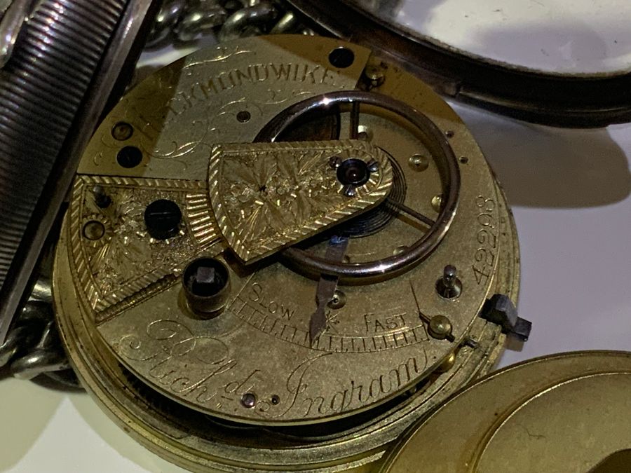 Antique Richard Ingham watchmaker Heckmondwike 