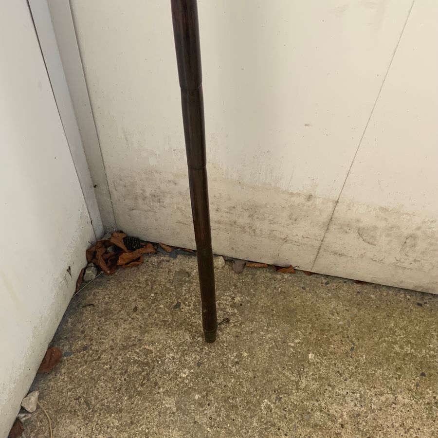 Antique Gentleman’s Partridge wood walking stick sword stick 
