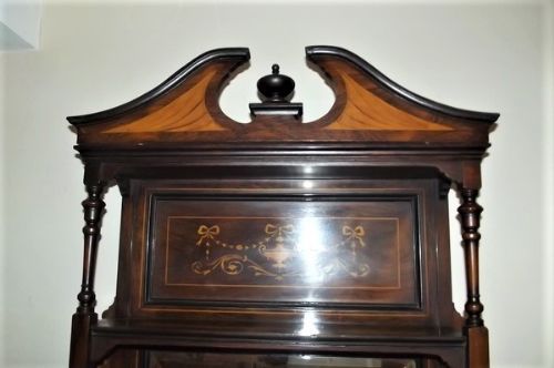 Antique Victorian Chiffonier with Rosewood Inlays