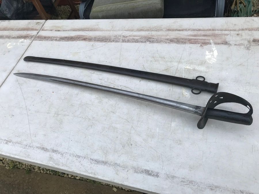 Antique British Heavy Cavalry Sword 