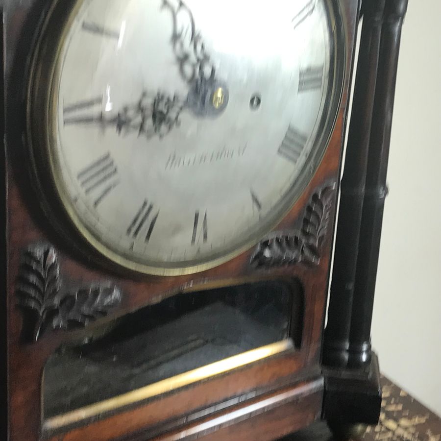 Antique Steeple Clock double Fusee 