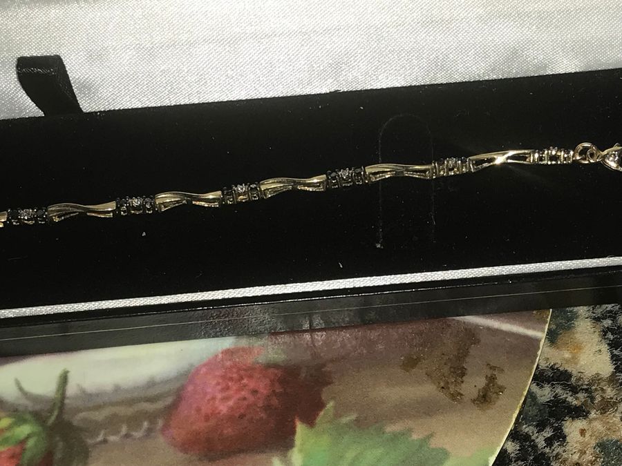 Antique Diamonds & Sapphire’s 9CT gold Bracelet