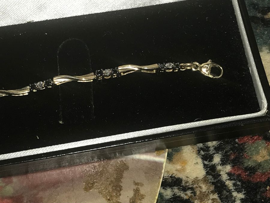Antique Diamonds & Sapphire’s 9CT gold Bracelet