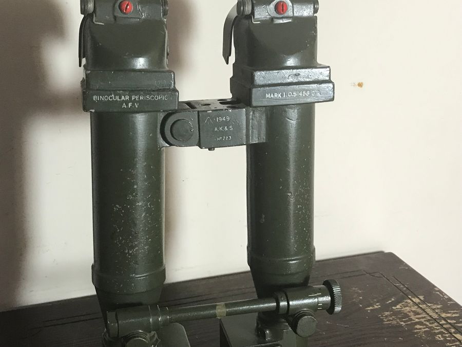 Antique Binocular Periscopic Mark 1 Tank Commander’s 1949 Korean War