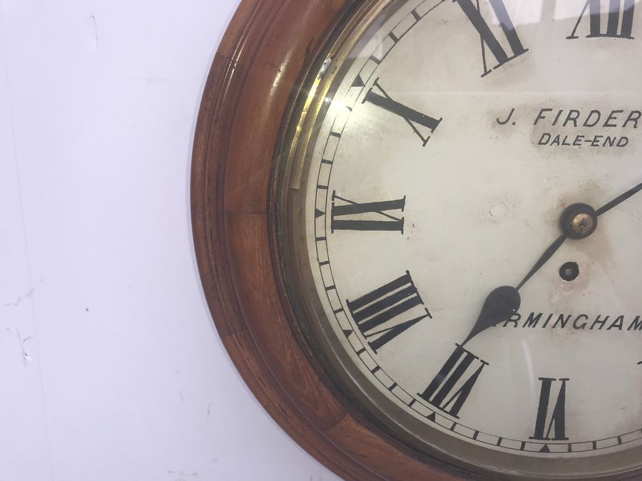 Antique Wall Clock fusee movement 