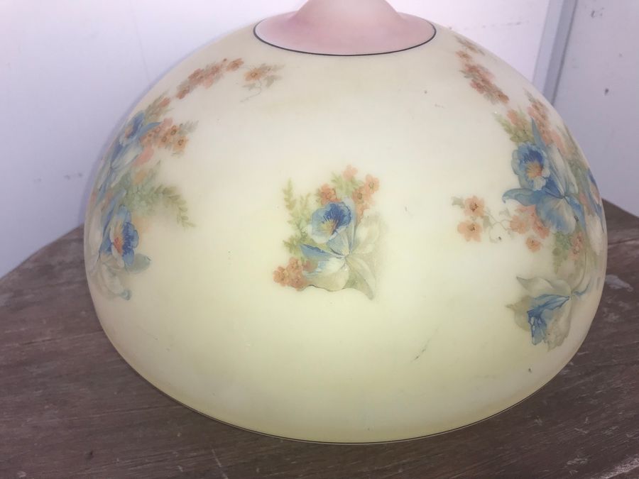 Antique Art  Nouveau ceilings lamp and rose stunning 