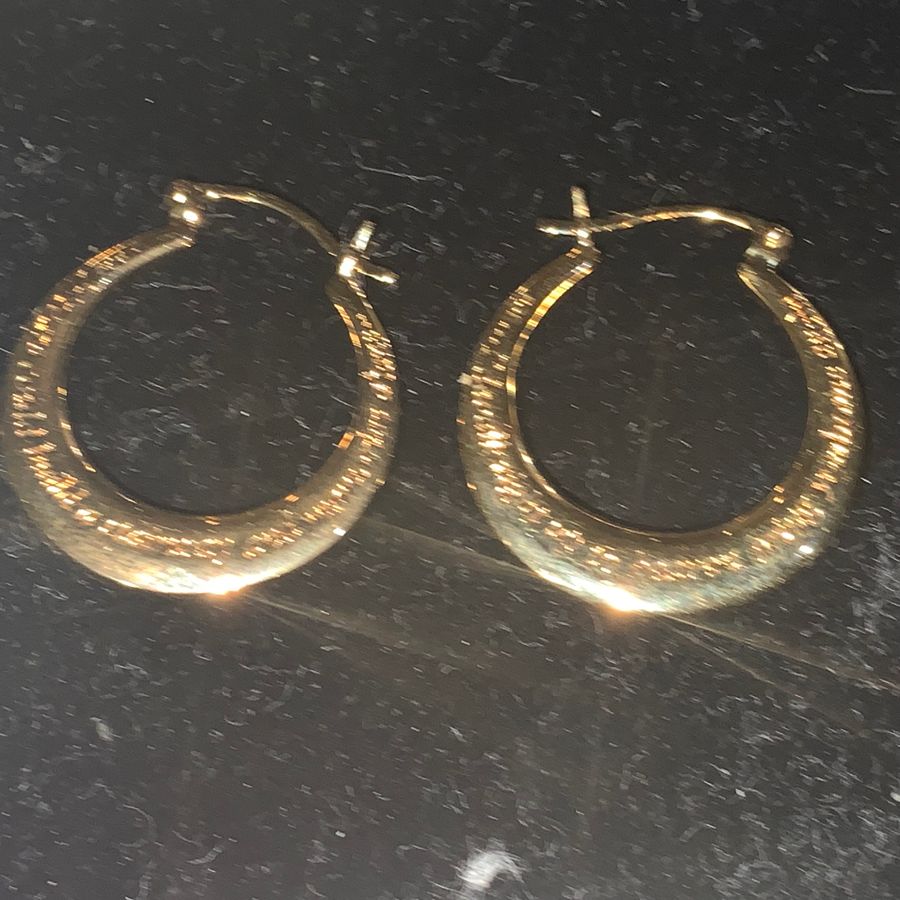 Antique Earrings Gold with Diamonds 