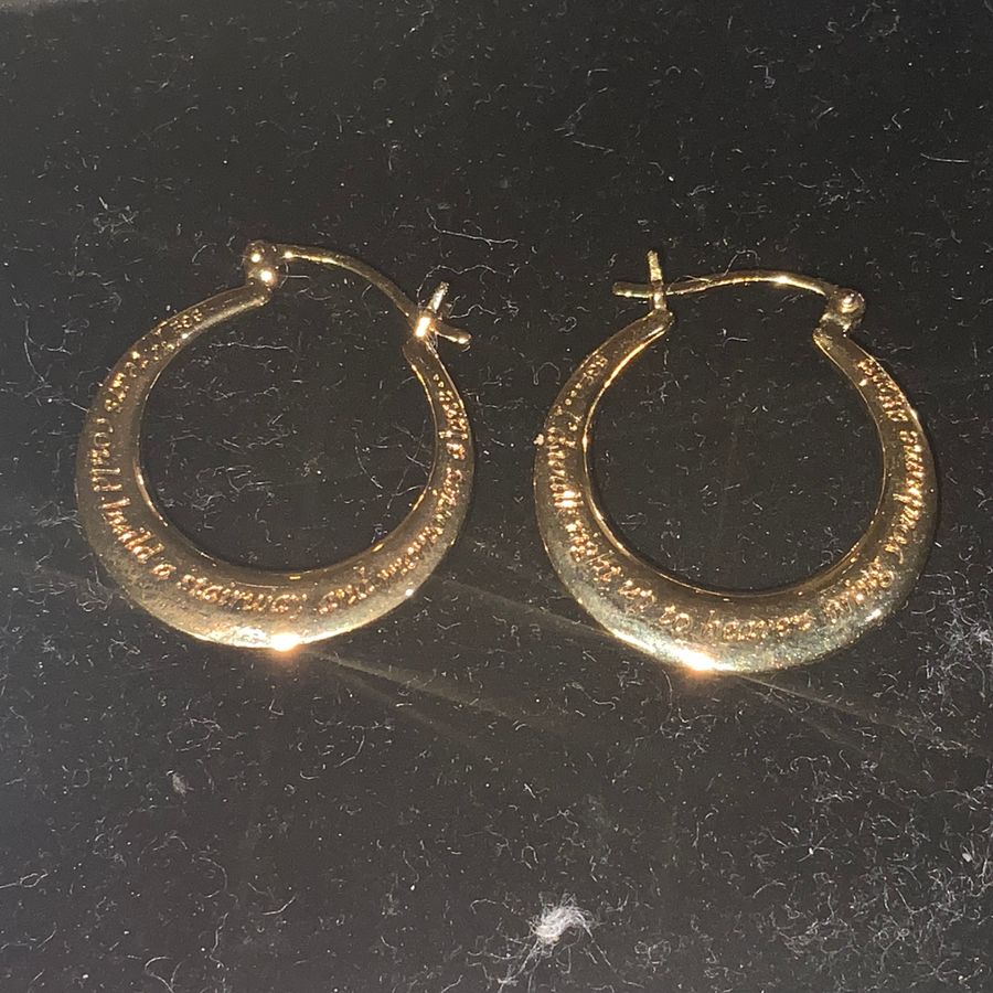 Antique Earrings Gold with Diamonds 