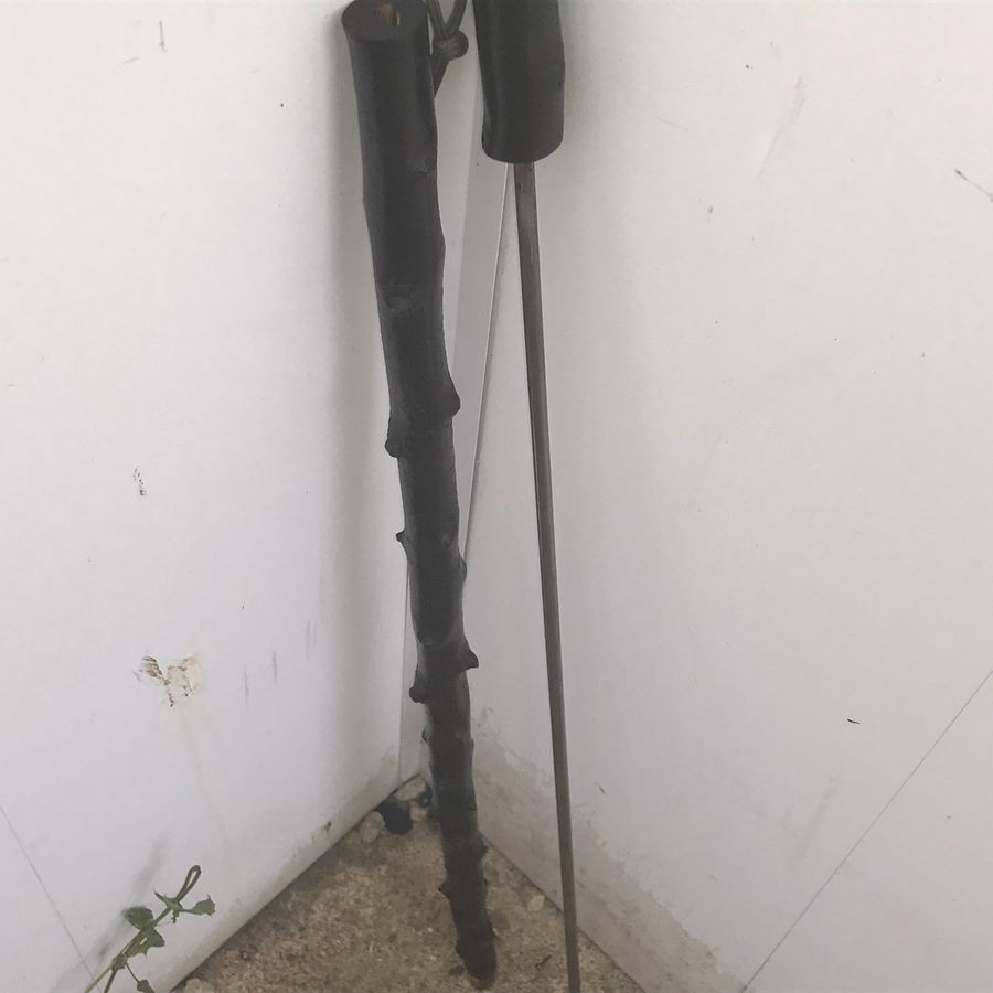 Antique Gentleman’s Irish Blackthorn walking stick sword stick 