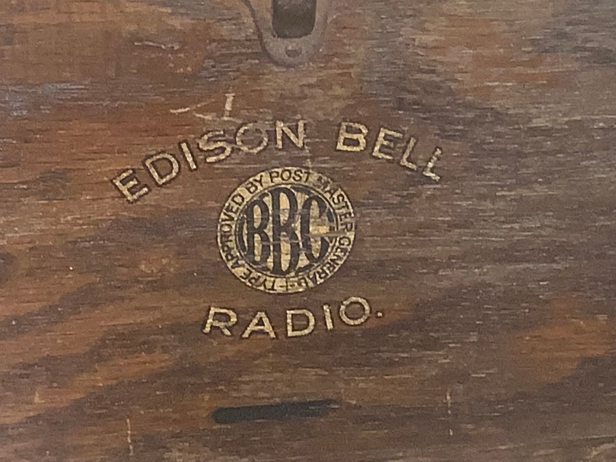 Antique Edison Bell Cats Whisker Radio