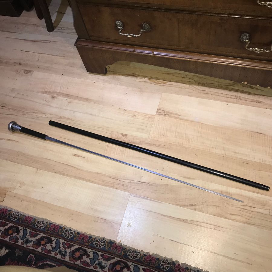 Antique gentleman's walking stick/sword stick