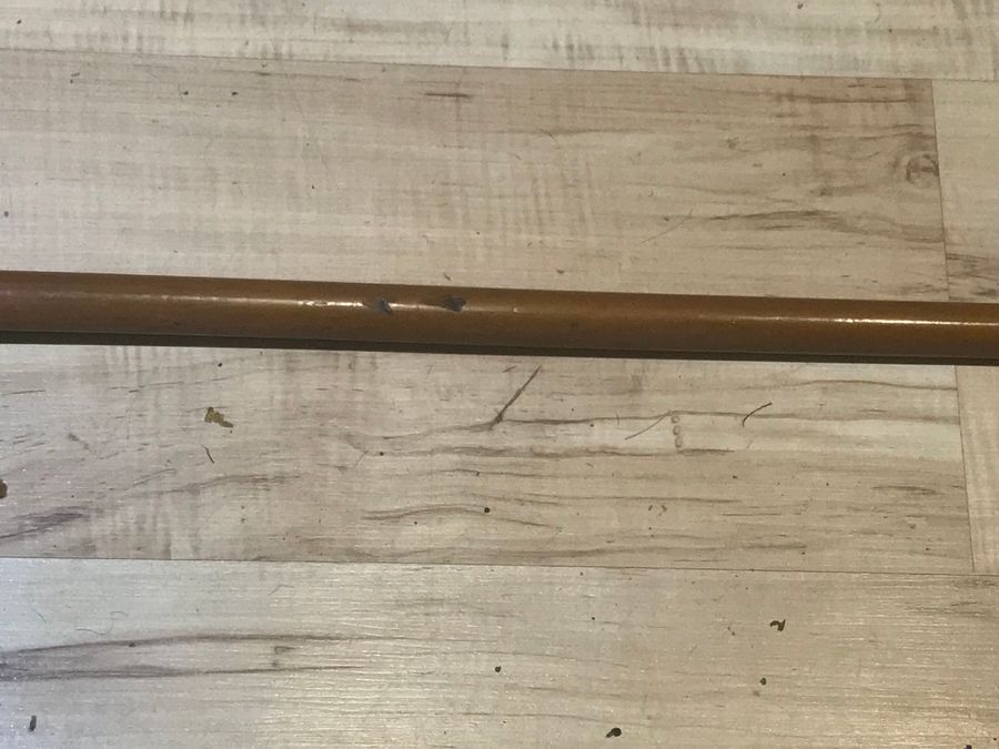 Antique Silver topped Gentleman’s walking stick sword stick 