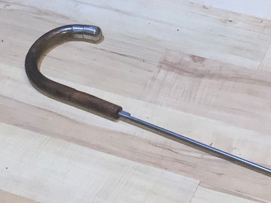 Antique Gentleman’s Choice walking stick sword stick partridge wood stick