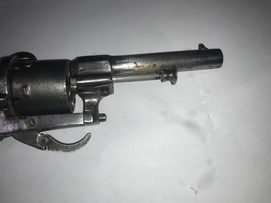 Antique Pin fire pocket pistol