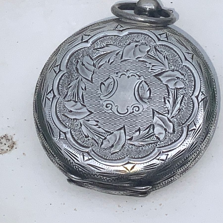 Antique Solid Silver Cased Fob/pocket watch