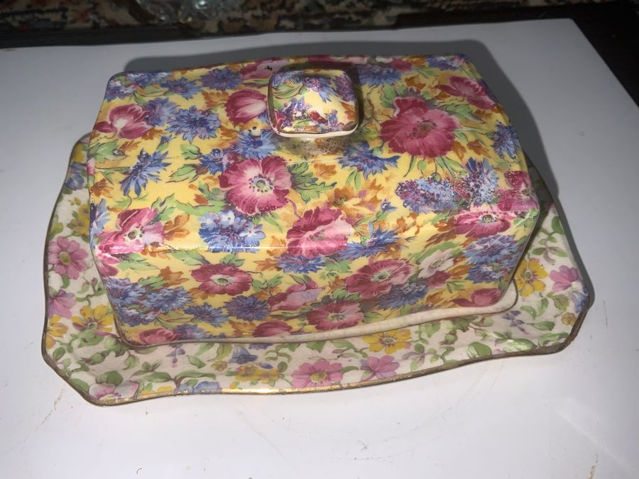 Summertime Butter Dish by Royal Minton