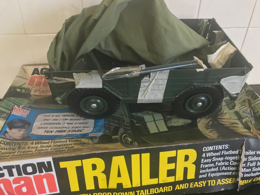 Antique Action Man Trailer by Palitoy