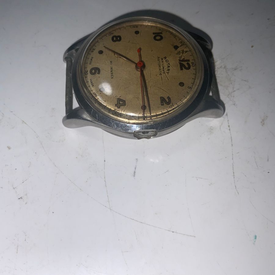 Antique Rotary Maximus automatic bump mans wristwatch 