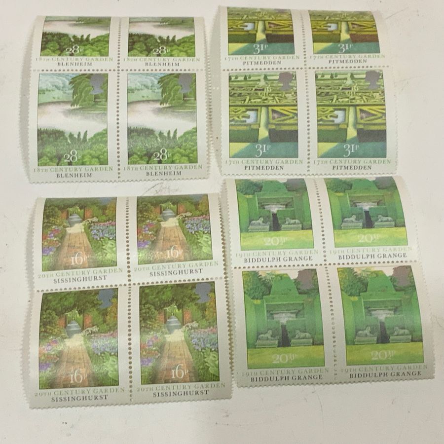 20th Century Garden, Royal Mail Mint Stamps