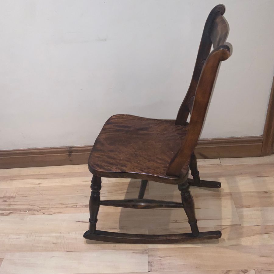 Antique Victorian rocking chair young child’s size