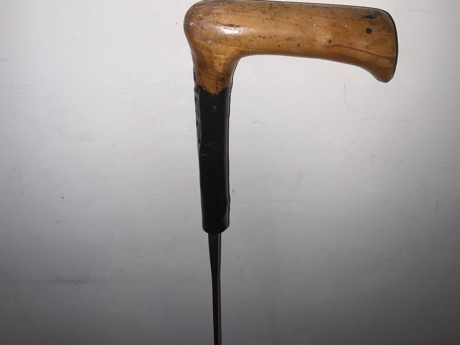 Antique Long Fells type walking stick sword stick 