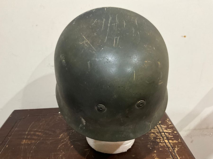 Antique German Paratroopers steel helmet