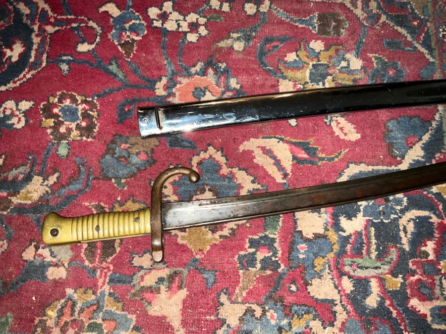 Antique Bayonet French Franco-Prussian war Victorian