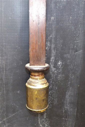 Antique Marine mahogany Stick Barometer 1800's 