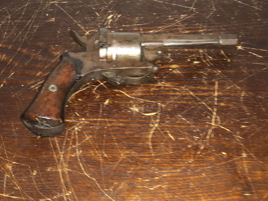 Pin Fire Revolver Double action