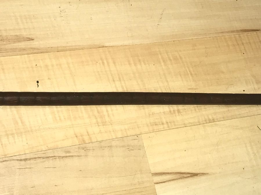 Antique Elegant Gentleman’s Partridge wood walking stick sword stick.