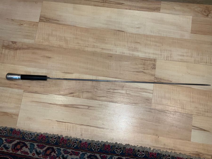 Antique Gentleman’s quality walking stick sword stick 