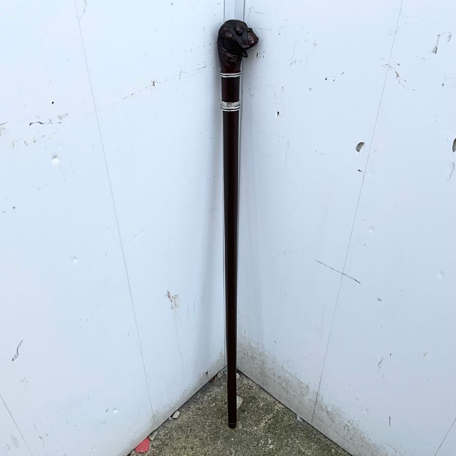 Bulldog walking stick sword stick