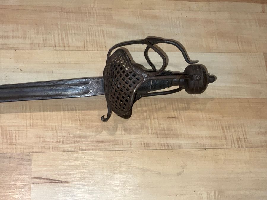 Antique English Civil war Cavalry sword 