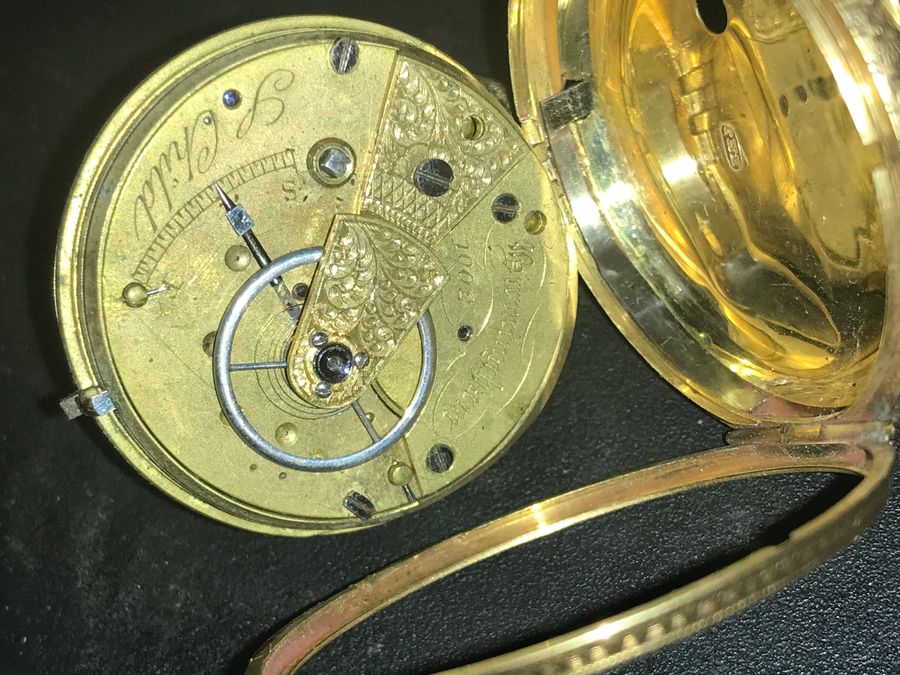 Antique 18CT Gold pocket watch