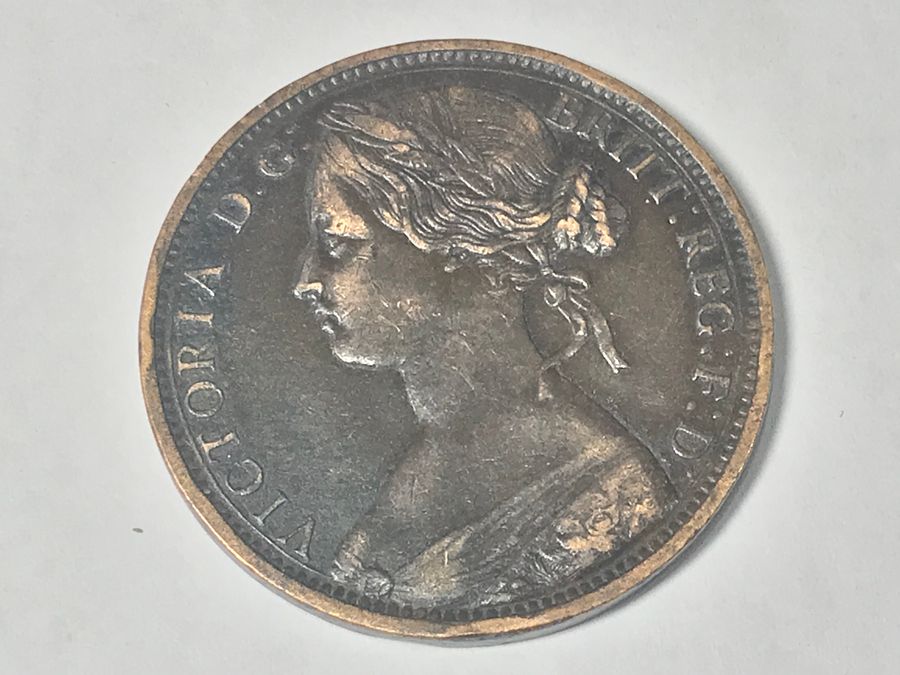 Antique Victoria 1862 penny