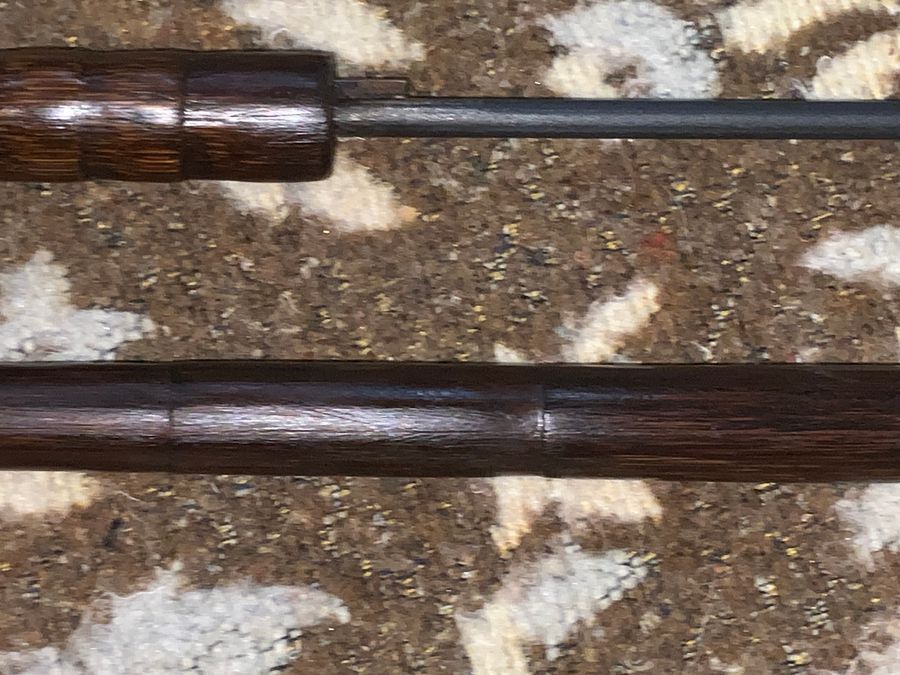 Antique Partridge wood Gentleman’s Walking stick sword stick 