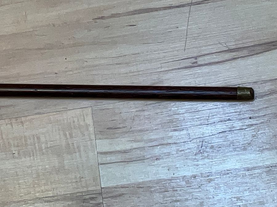Antique Rosewood Gentleman’s walking stick sword stick 