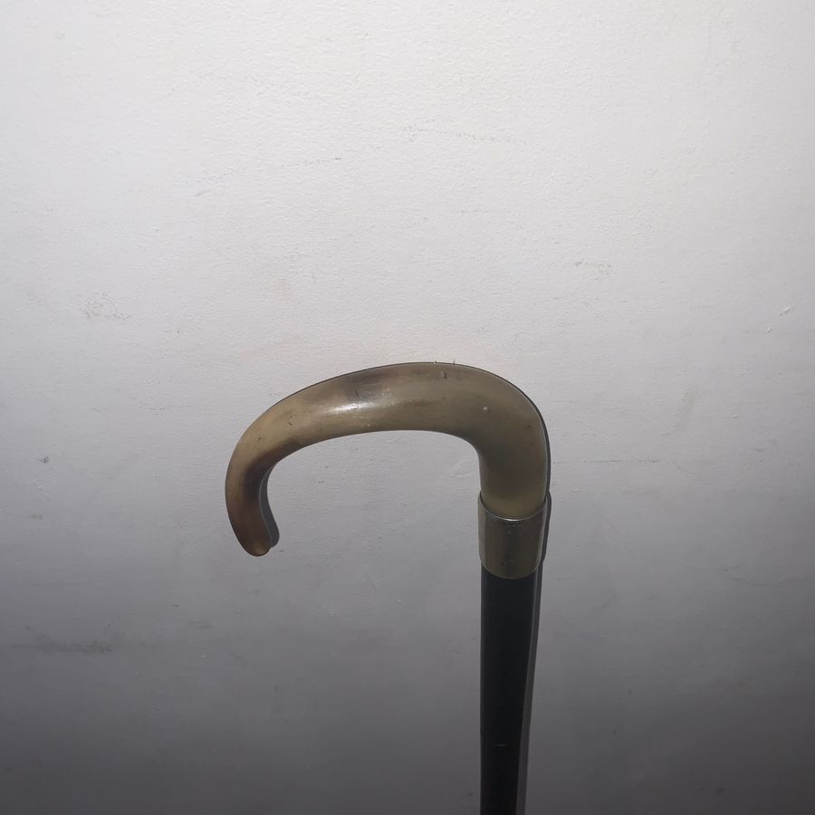 Antique Rhino horn Handle walking stick sword stick
