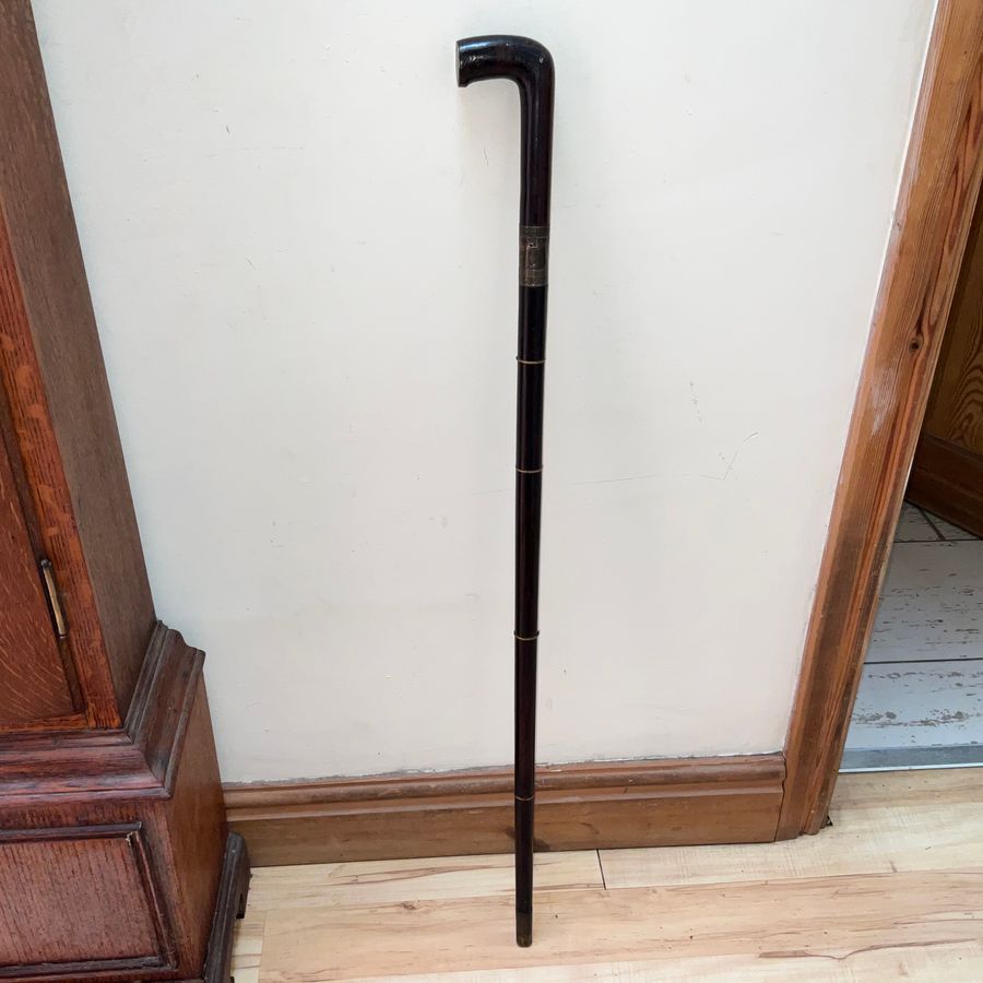 Antique Gentleman’s walking stick sword stick Victorian 