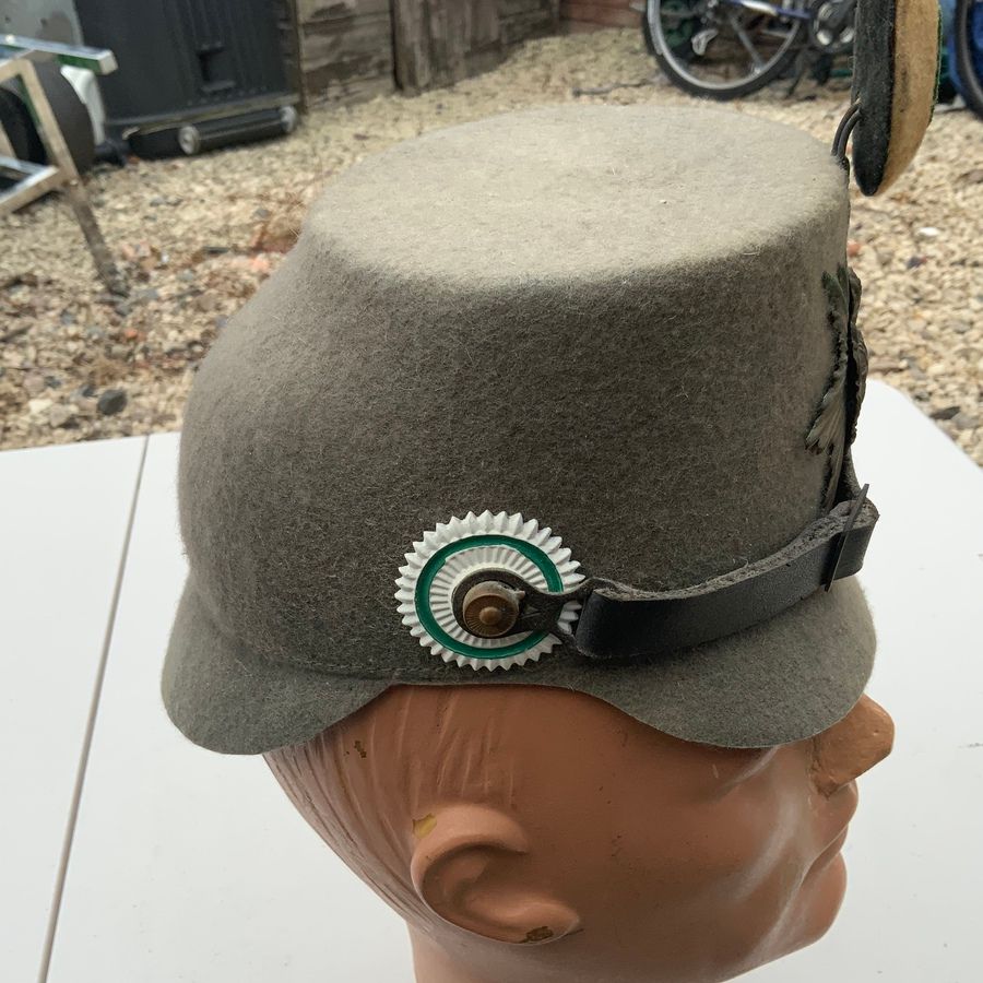 Antique Imperial Germany Officers field Grey Hat