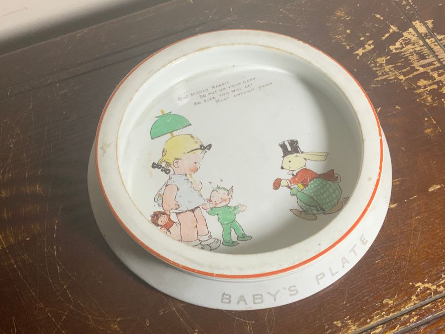 Shelley Baby’s Plate the rarest ( Mister Rabbit )