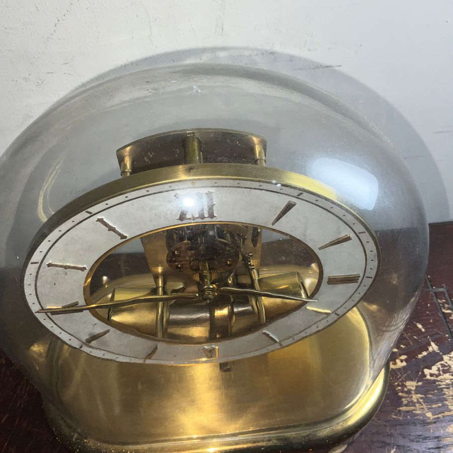 Antique Jungen Electric Glass Domed Clock 