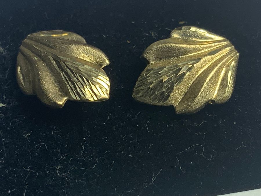 Antique Gold Earrings boxed never worn