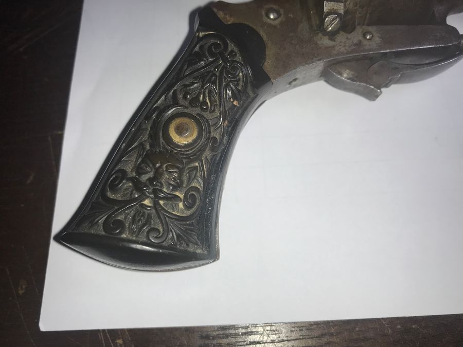 Antique Pin Fire revolver