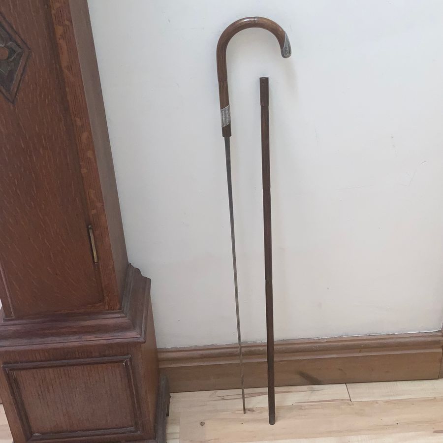 Antique Gentleman’s walking stick sword stick 1913